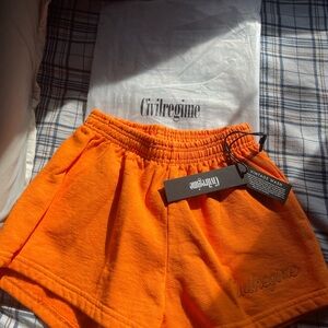 Civil Regime Women's Orange Athletic Shorts